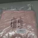 Nanspring Pink Linen Curtains 96 Inches Long 2 Panels Set for Baby Girl Bedroom Back Tab Rod Pocket Semi Sheer Light Filtering Drape for Bedroom Home Decor Protect Privacy 52x96
