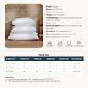 Bedsure Pillows King Size Set of 2 - Hotel Collection Bed Pillows for Sleeping, with Down Alternative Filling, Soft Support for Back, Stomach or Side Sleepers, King, 28"x19", White, 2 Pack