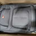 SwissGear Sion Softside Expandable Roller Luggage, Dark Grey, Carry-On 21-Inch, Sion Softside Expandable Roller Luggage