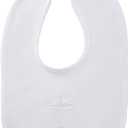 Rotel Infant Baby Boys and Girls Christening Baptism Outfits Embroidered Cross White Bib, Baptism Decorations for Boy or Girl