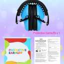 Dr.Ьeter Ear Muffs for Noise Reduction: SNR27.4 Noise Cancelling Headphones for Kids Autism Sensory with Adjustable Headband - Kids Ear Protection for Monster Jam, Fireworks, Concerts, Air Shows
