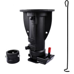 C5G1216 12"-16" Adjustable Cushioned 5th Wheel Gooseneck Adapter, Replacement for Convert-A-Ball, Towing Capacity 20000 Lbs, Without Safty Chain