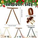 30 Pcs Christmas Tree Decorations Velvet Kit Include 3.15 Inches Assorted Christmas Velvet Balls 8 Inches Vintage Ribbon Bows Flocked Ornaments for Xmas Tree Garland Wreath Decor Holiday Party Supply