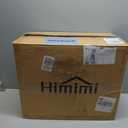 80FT + 6.5FT Retractable Air Hose Reel, Wall Mount Pneumatic Hose Reel for Garage Workshop, Automatic Rewind, 3/8" x 80' Hybrid Air Hose with Brass Fittings + Bend Restrictors, 300PSI (Blue)