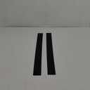 Range Kleen Pack of 2 698B Black Silicone Seam Counter Gap Covers 20.5 Inch Long by 2.25 Inch Wide