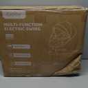 Jaoul Baby Swing for Infants - Electric Portable Newborn Bouncer, Timing Function, 5 Speeds, 3 Seat Positions for Boys and Girls (Gray)