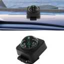 Car Compass Ball,Adjustible and Night Vision Car Compass Dashboard for Find Direction,Universal Car Accessories for Boat Car Truck SUV