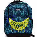 Hurley Vibrant tie-dye backpack with neon grin, Size Unknown