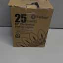 Minetom C9 Clear Christmas String Lights, 25FT 25 Bulbs Bright & Warm Outdoor Christmas Lights, Long Life C9 String Lights for Tree Patio Gazebo Wreath, Green Wire