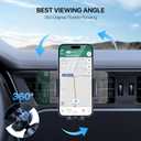 Miracase Upgraded Wider Clamp Phone Holders for Your Car, Metal Hook Air Vent Car Mount [Thick Cases Friendly] Automobile Hands Free Compatible with iPhone 17/16/15/14/13 Series All Smartphone