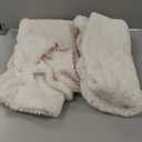 Yaertun Pack of 2 Faux Fur Throw Pillow Covers Decorative Sherpa Boucle Pillow Covers Fuzzy Soft Pillowcases Sheepskin Fleece Cushion Case for Couch Sofa Bed Living Room 12x20 Inch Beige