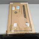 GraduationMall 11x22 Mahogany Diploma Frame with Tassel Holder and Picture for 8.5x11 Certificate 5x7 Photo,Real Glass,Black over Gold Mat