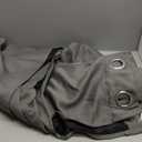 Yakamok 100% Blackout Curtains 84 Inches Long, 2 Thick Layers Heat and Full Light Blocking Soft Thermal Insulated Drapes for Bedroom(52" Wide Each Panel, Grey, 2 Panels)