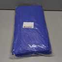 CXPSINC 16 Pack Premium Disposable Plastic Tablecloth 84" Round Table Cover for Birthdays Weddings Christmas Anniversary (Blue)