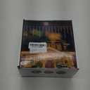 XZAI 800LED 50FT, Icicle String Lights, Plug-in, Multi-Color & Warm White, Christmas Party Decors, Connectable, Memory, Remote, 8 Modes, Timer, Dimmable, IP65 Waterproof, Hanging for Outdoor & Indoor