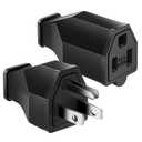 Extension Cord Repair Replacement Ends,Male and Female Electrical Plug EndsMale Plug End Eeplacement 3 Prong,125V 15A 2Pole 3Wire Connector Straight Blade Plug (Male&Female,1 Set)