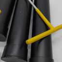 11 Inch Metal Adjustable Bed Base Frame Leg Replacement Heavy Duty Extra Height Leg Compatible with 93% of Frameworks Such as M8 M10 Thread (Set of 4) (11'' compatible, 4pcs-black)