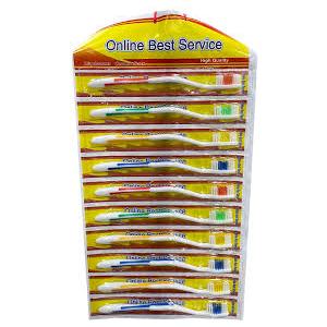 72 count Assorted Colors Adult Toothbrushes BOGO 