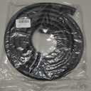 Heavy Duty Automotive Door Weather Stripping 10Ft Car Door Rubber Edge Trim Seal Strip Gasket with Side Bulb for Car Bus Camper Boat RV Truck Doors