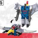 Deformation Combination Toy 5 in 1 Dinosaur Action Figure Robot for Kids