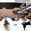 MOTOALL Upper/Lower Ball Joint kit Fit for Honda TRX 420/450 / 500/650 / 680 Foreman Rubicon Rincon 1998 1999 2000-2017 51375-HP5-601 Pack of 4