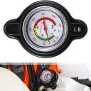 Motorcycle Radiator Cap with Temperature Gauge Compatible with Yamaha YFZ450R 2020 2021 2022 2023 2024, Grizzly 700 YFM700D 4x4 FI 2015 2016 See Fitments, ATV Replacement Parts