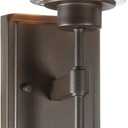 XiNBEi Lighting Wall Light 1 Light Wall Sconce with Glass, Classic Bathroom Vanity Light Dark Bronze Finish for Bedroom & Living Room XB-W1227-DB