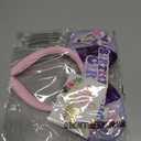 Mouse Ears Birthday Girl Headbands with Dream Balloon&Shiny Sequins, for Princess Costume Cosplay Glitter Party Props, Soft Flannel, Purple; BR-FLZ