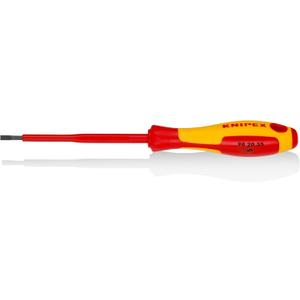 Knipex - Slotted Screwdriver, 4"-1000V Insulated, 1/8" tip (982035)