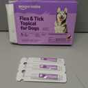Amazon Basics Flea and Tick Topical Treatment and Prevention for Large Dogs (45-88 lbs), Fast Acting and Long Lasting, Tick Prevention, 6 Count