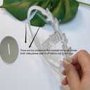 Set of 5 Acrylic Reserved Table Sign,Acrylic Reserved Signs for Floral Wedding Table Deco,Reservation Restaurant Business Office (Silver Mirror, 5'')