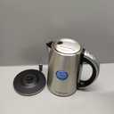 Hamilton Beach 1.7 Liter Temperature Control Electric Kettle, Water Boiler & Heater, Fast Boiling 1500 Watts, BPA Free, Cordless, Auto-Shutoff and Boil-Dry Protection, Stainless Steel (1.8 Quarts)