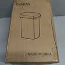 3 Pack Bathroom Small Trash Can with Lid, 2.6 Gallon Slim Garbage Bin with Pop-Up Lid, 10L Plastic Wastebasket for Bedroom, Office, Kitchen, Toilet (Black)