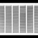 HVAC Premium 32 x 18 Duct Opening Steel Return Air Filter Grille, for 1-inch Filter, Removable Door, Flat Stamped HVAC Vent Cover Grille, Outer Dimensions 34.5 x 20.5