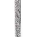 Paper Towel Holder Countertop, Silver Paper Towel Roll Dispenser Stand Weighted Base Non Slip Filled with Sparkly Crystal Crushed Diamond for Home Kitchen Bathroom Tabletop