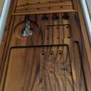 Teak Bathtub Tray | Adjustable Width Tray with Wine Holder, Tablet/Phone & Book Stand, Splash-Proof for Bath Time- Natural