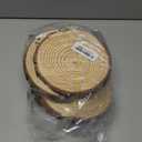 FSWCCK 6 Pack Nature Unfinished Round Wood Slices, 7-8 Inches Wooden Circle, Large Wood Slabs for Weddings Centerpieces Decor and DIY Painting Crafts