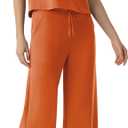 AFITNE Women's 2 Piece Lounge Set Air Essentials Outfits Sleeveless Tank Crop Top Wide Leg Sweatpants 2026 Tracksuit (Coffee691)