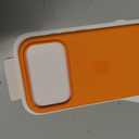 Apple iPhone 17 Pro Silicone Case with MagSafe and Camera Control: Lightweight Phone Case, Wireless Charging Compatible, Smooth Matte Finish; Orange