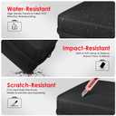 PPKKAI Switch 2 Case for Nintendo Switch 2(2025), Portable Hard Shell All Protective Travel Bag with 14 Game Cards Slots, All in One Carrying Case for Switch 2 Accessories Console Dock Pro Controller (Black)