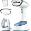 Reemix Steamer for Clothes, Folding Handheld Design Garment Wrinkles Remover, 20g/min Strong Penetrating Steam, 25-Sec Fast Heat-up, for Home, Office and Travel (Blue Gray)