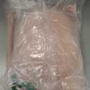 Silicone Pregnant Belly 6,9 Month Artificial Fake Pregnancy with Realistic Texture for Movie Props, Performance, Training and Faking Pregnancy (Ivory white, 9 months)