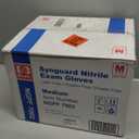 Basic Medical Blue Nitrile Exam Gloves, Latex-Free & Powder-Free Food-Safe House Cleaning Disposable Glove (1000 Pcs), M