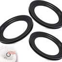 boeemi RV Toilet Seal Kit - Replacement 385311658 Flush Ball Seal for 300/310/320 CamperSeries, Solves Leakage Problems Between Top and Bottom of The Toilet, 3 Pack