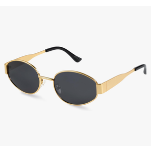 livho 2025 Trendy Oval Sunglasses - Stylish Polarized Shades for Everyday - Retro Metal Frames