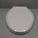 KOHLER 4636-RL-0 Cachet ReadyLatch Elongated Toilet Seat Slow Close, Soft Close Toilet Seat Quiet Lid, Contoured Grip-Tight Bumpers Installation Hardware, Apartment Essentials, White