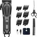 Haokry Hair Clippers for Men Professional - Cordless&Corded Barber Clippers for Hair Cutting & Grooming Rechargeable Beard Trimmer
