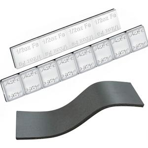 pinedash pro Pinewood Car Derby Weights Kit - 7OZ Total - 3OZ Stick-on Flexible Weight & 4OZ 12 Pieces 2 Sizes Pinewood Car Weights, 4 pcs of 1/2 OZ, 8 pcs of 1/4 OZ - No Drilling, Increase Speed