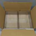 MANO 2Pack Clear Fridge Drawers Pull Out Stackable Refrigerator Drawer Organizer Bins Pantry Storage Box Plastic Food Containers for Kitchen Bathroom Office Closet (Large) (2L)