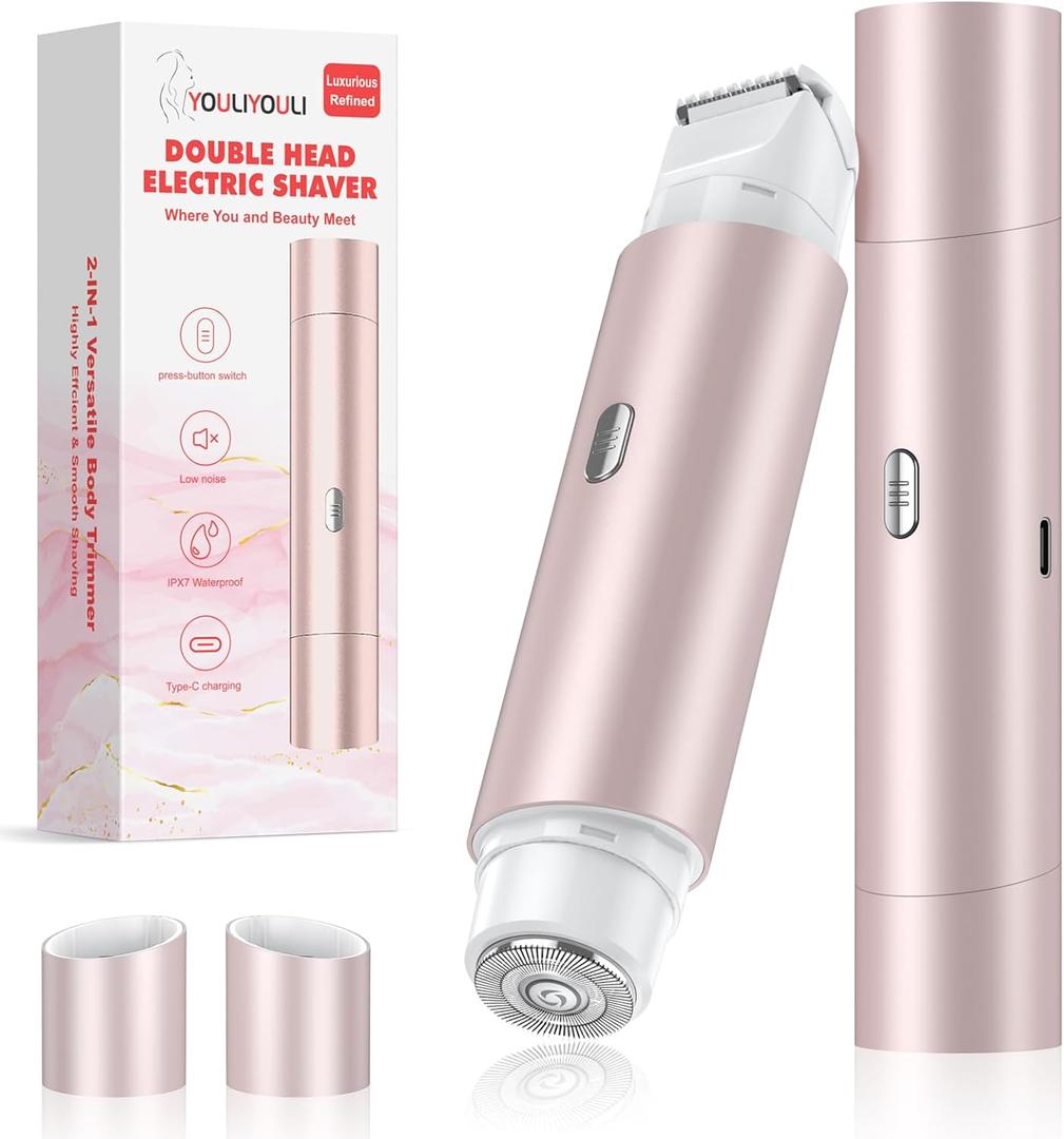 Bikini Trimmer for Women Men Electric Shaver Razors for Body Arm